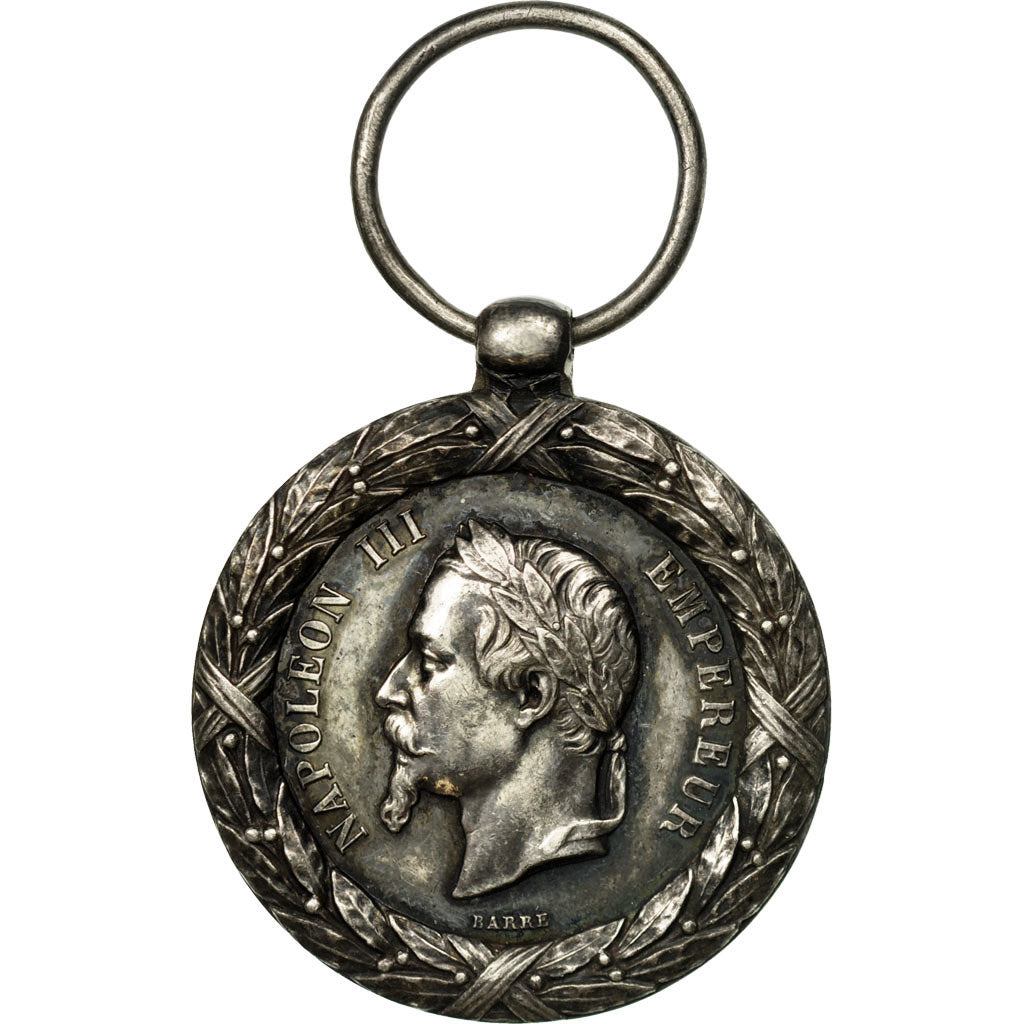 France, Napoléon III, Campagne d'Italie, Medal, 1859, Excellent Quality, Barre