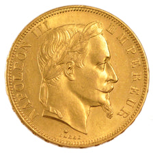 50 Francs or Napoléon III Tête Laurée