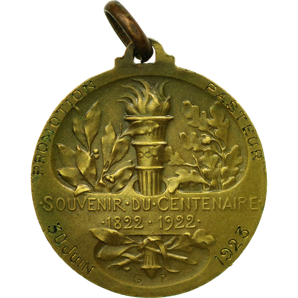 France, Médaille, 100ème Anniversaire de la Mort de Louis Pasteur, 1923