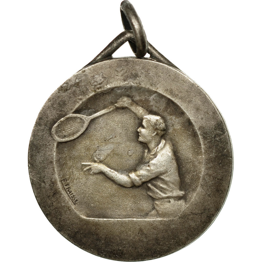 France, Médaille, Sport, Tennis, Fraisse, TTB+, Silvered bronze
