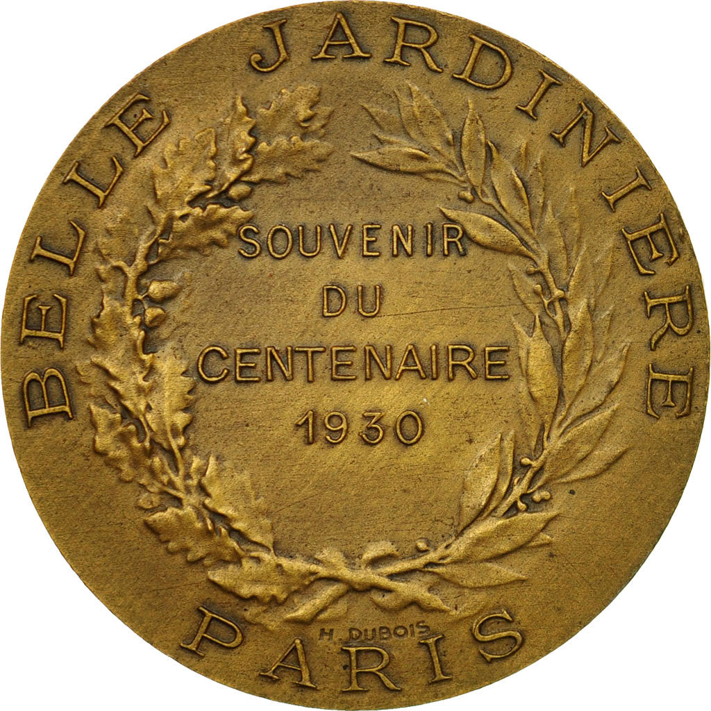 France, Medal, Belle Jardinière, Souvenir du Centenaire, Paris, 1930, Dubois.H