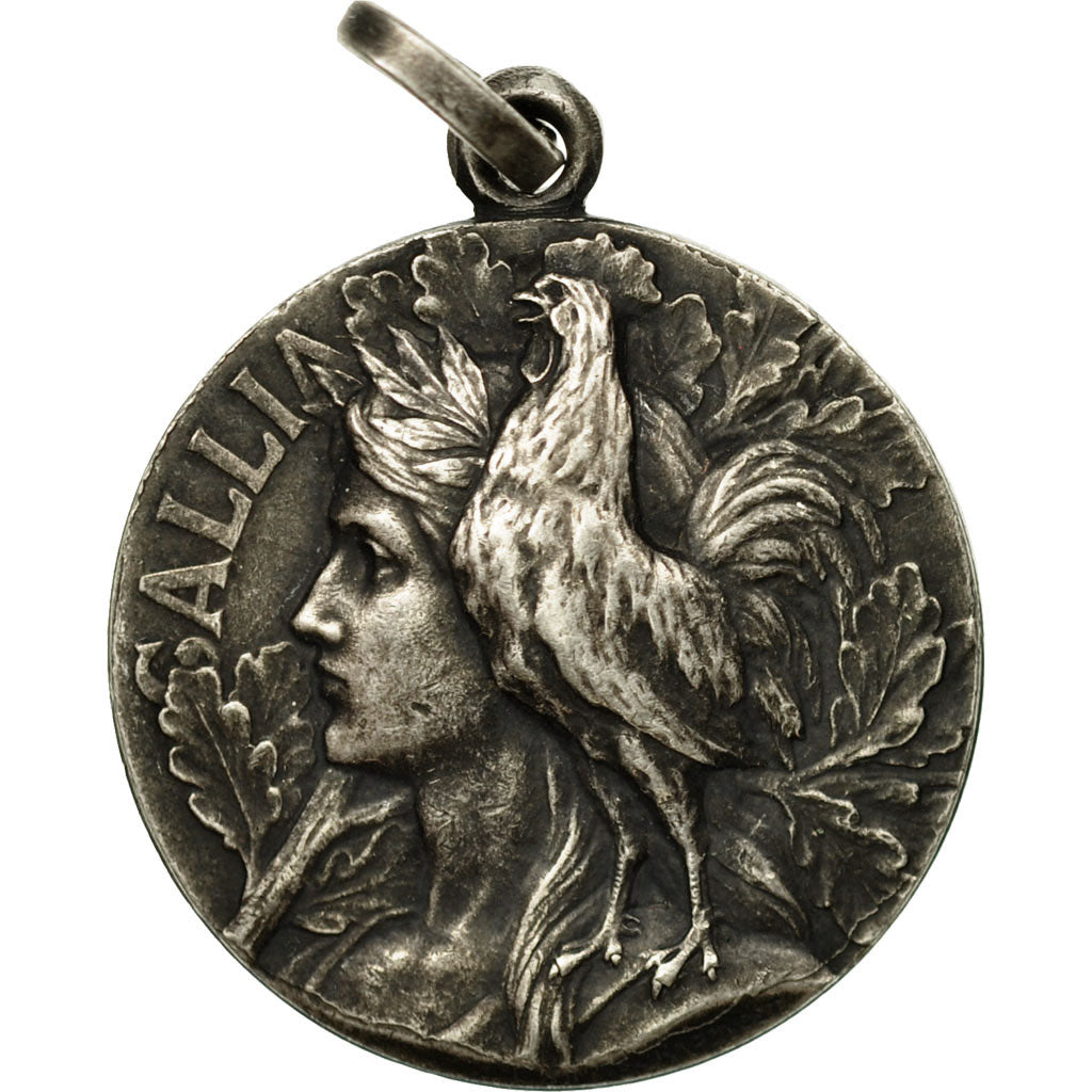 France, Medal, Fête des Pharmaciens de Lyon, 1923, Poncet, AU(50-53), Silvered