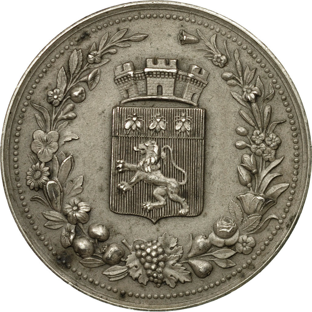 France, Medal, Société d'Horticulture Pratique du Rhône, 1843, Penin