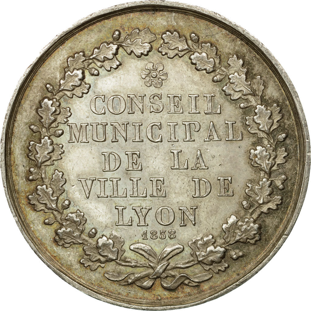 France, Token, Conseil municipal de la ville de Lyon, 1838, Mouterde, AU(55-58)