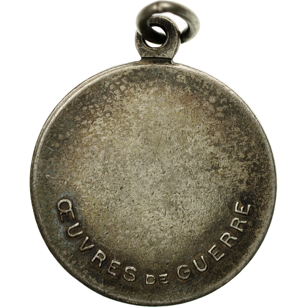 Francja, Oeuvres de Guerre, Lyon, Medal, 1914-1915-1916, Doskonała jakość