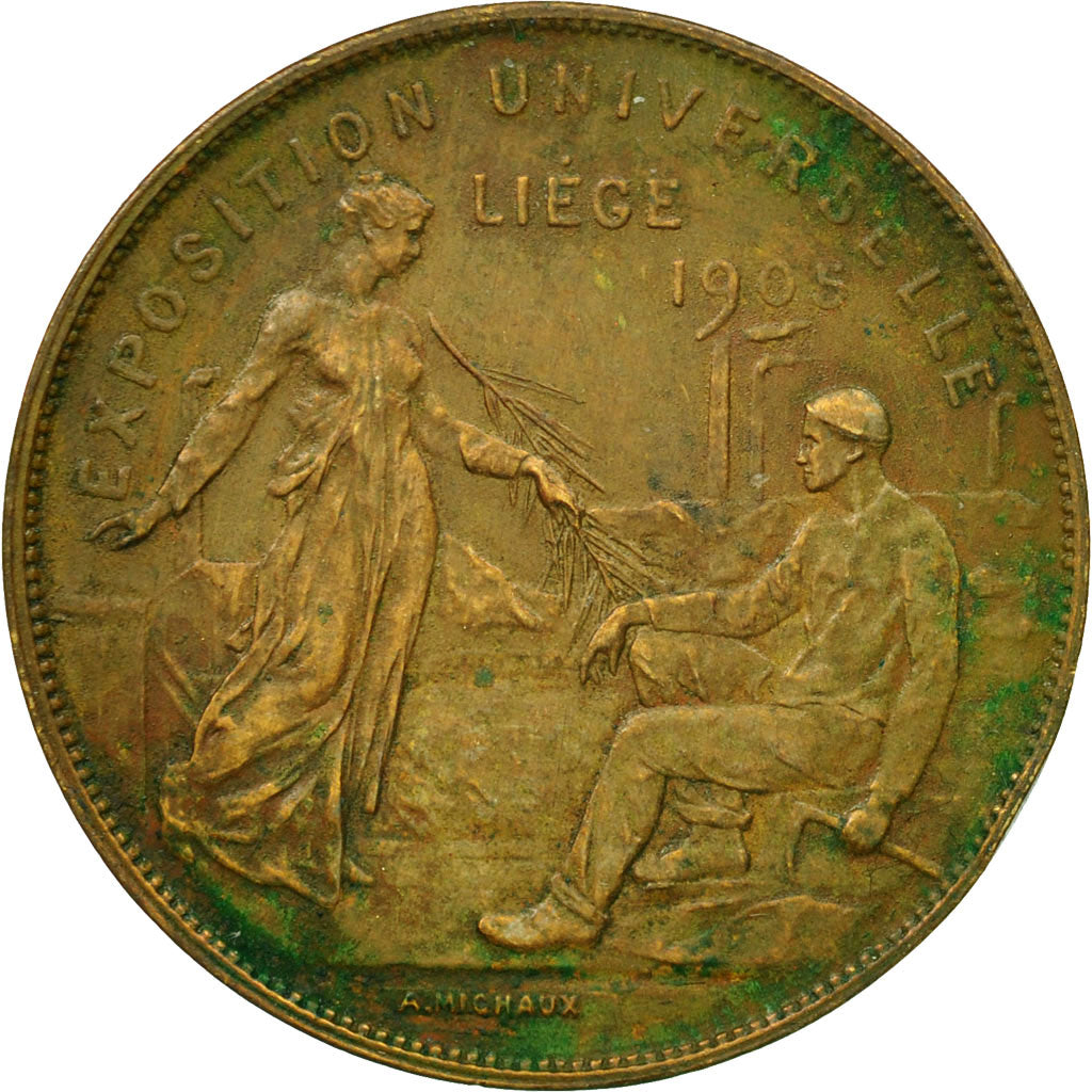 Belgium, Medal, Exposition Universelle de Liège, 1905, Michaux, VF(30-35)