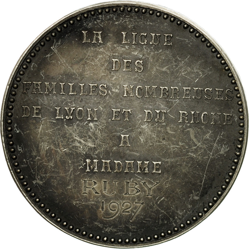 Frankreich, Medaille, Ligue des Familles Nombreuses de Lyon et du Rhône, 1928