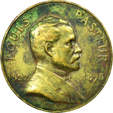 France, Token, Etats Fédérés d'Europe, Louis Pasteur, 1928, VF(30-35), Copper