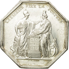 France, Token, Banque de France, An VIII, Dumarest, AU(55-58), Silver