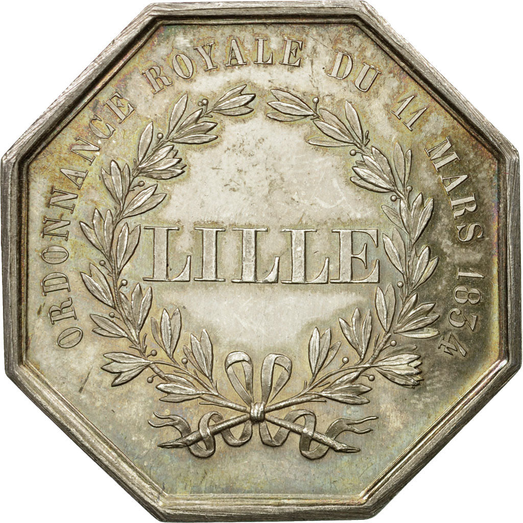France, Token, Caisse d'épargne et de prévoyance de Lille, 1860, Borrel