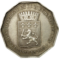 France, Token, Caisse d'Epargne et de Prévoyance de Lyon, 1822, Barre