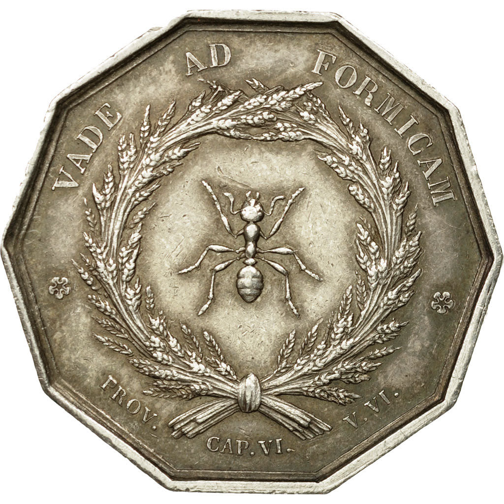 France, Token, Caisse d'Epargne et de Prévoyance de Lyon, 1822, Barre