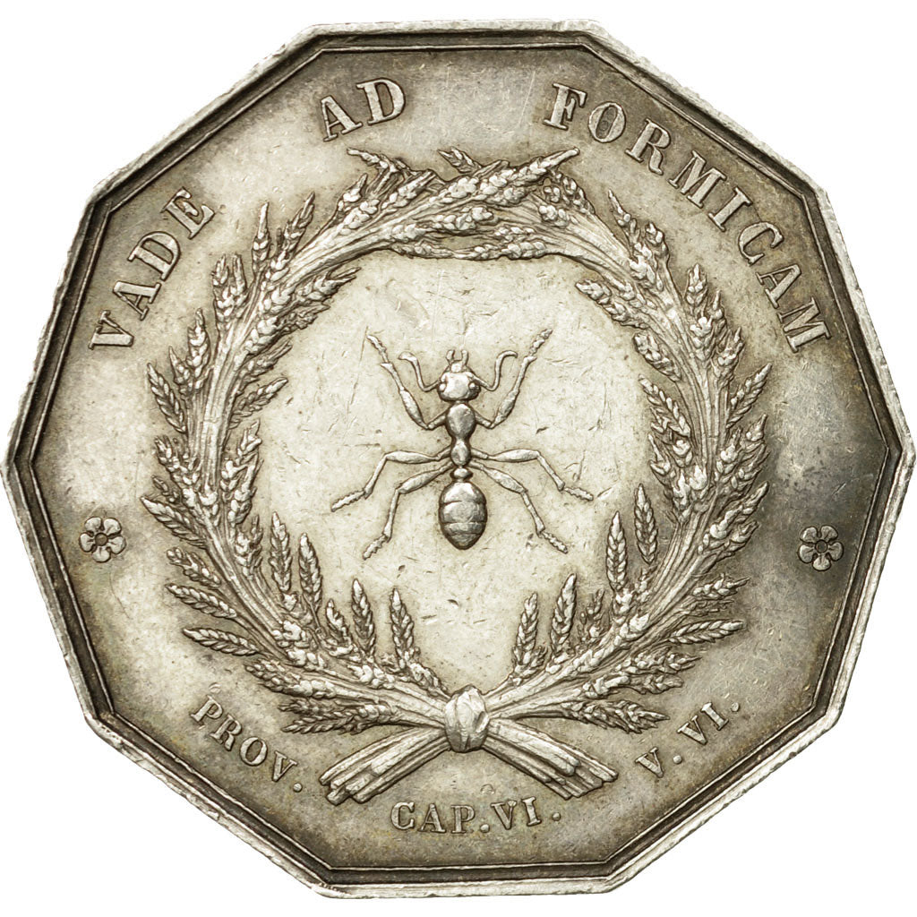 France, Token, Caisse d'Epargne et de Prévoyance de Lyon, 1822, Barre