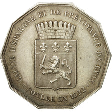 Frankreich, Token, Caisse d'Epargne et de Prévoyance de Lyon, 1822, Barre, VZ