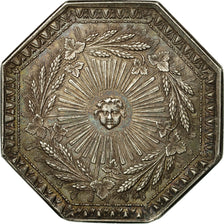 France, Token, Société Royale d'Agriculture de Lyon, AU(55-58), Silver