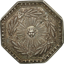 France, Token, Société Royale d'Agriculture de Lyon, MS(60-62), Silver