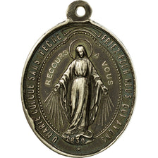 France, Medal, Saint François d'Assise, 1830, MS(60-62), Silvered bronze