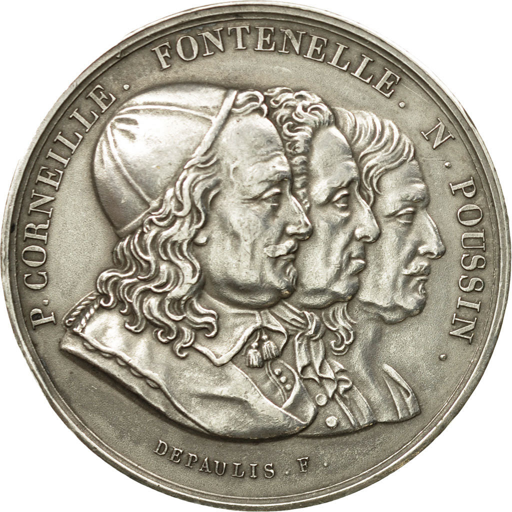 France, Jeton, Académie Royale des Sciences et des Lettres de Rouen, Depaulis