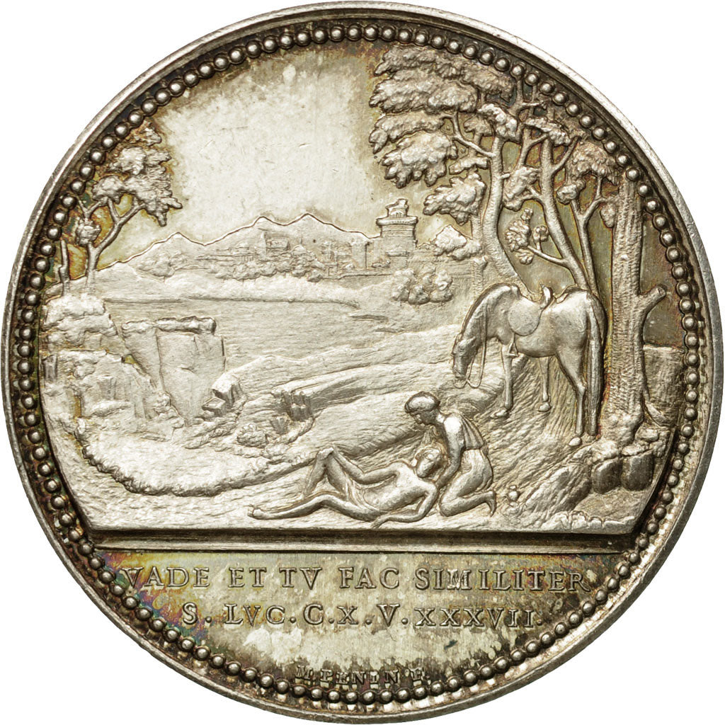 France, Token, Dispensaire général de Lyon, Penin, AU(55-58), Silver