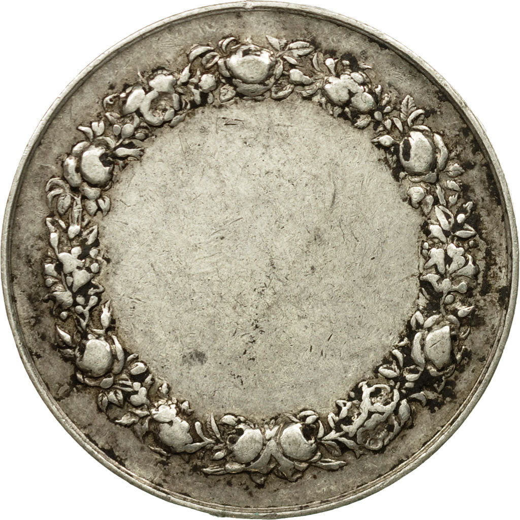 France, Medal, Religion, Mariage Chrétien, Pingret, AU(50-53), Silver