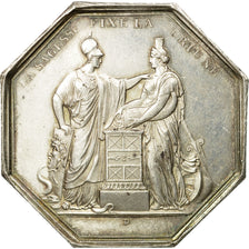 France, Token, Banque de France, An VIII, Dumarest, AU(55-58), Silver