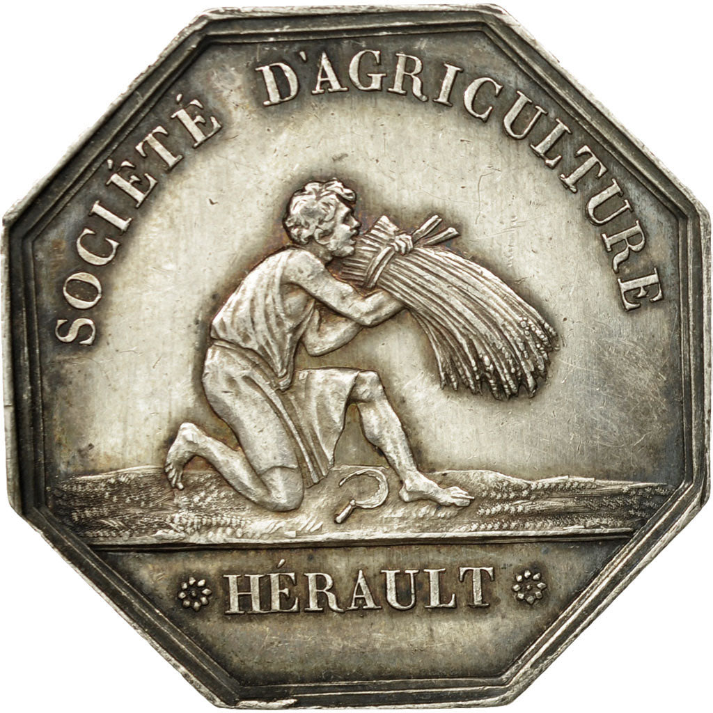 France, Token, Société d'Agriculture Hérault, Olivier de Serres, MS(60-62)
