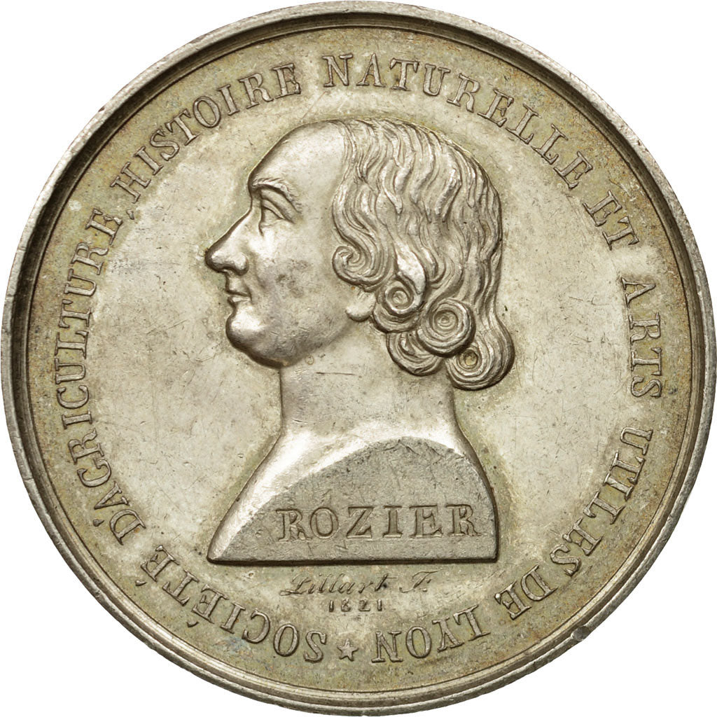 France, Jeton, Société d'Agriculture, d'Histoire Naturelle de Lyon, 1821