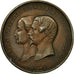 France, Médaille, Napoléon III et Eugénie, Palais de l'Industrie, Caqué
