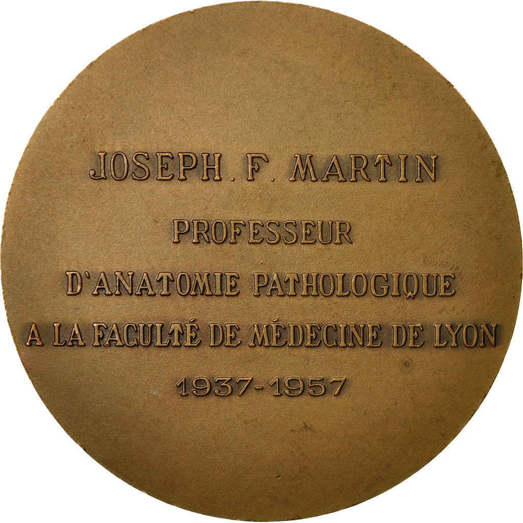 Frankreich, Medaille, Médecine, Professeur Joseph Martin, 1957, Lapandery, VZ+