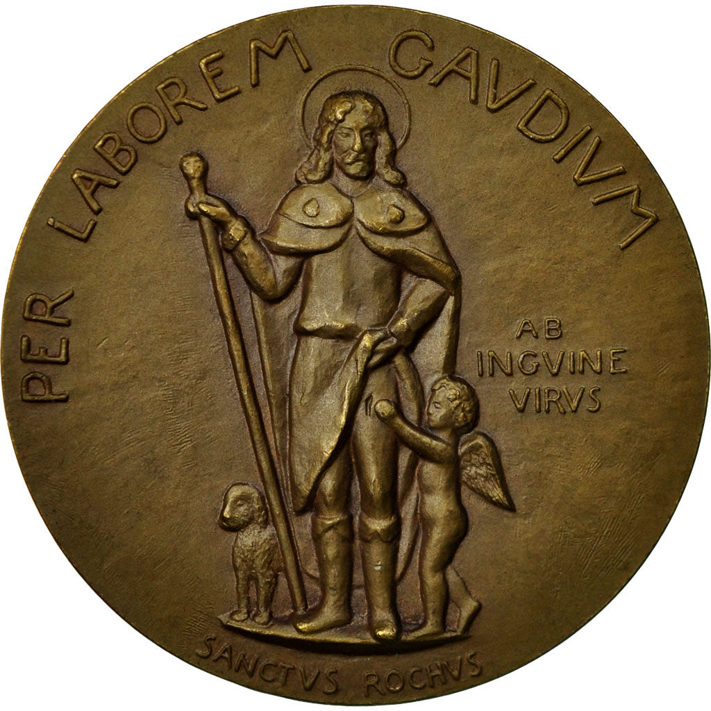 Francja, Medal, Médecine, Professeur Maurice Faure, 1946, Linossier, MS(60-62)