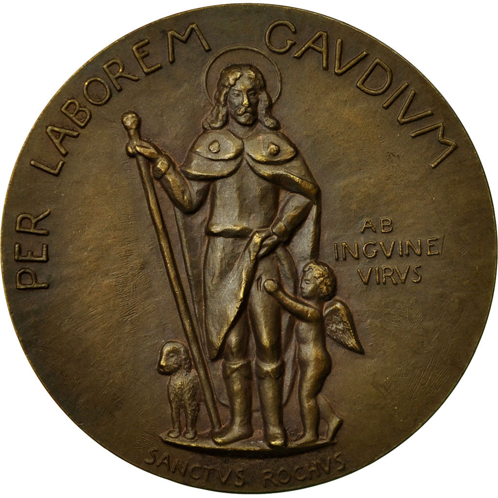 France, Médaille, Médecine, Professeur Maurice Faure, 1946, Linossier, SUP+