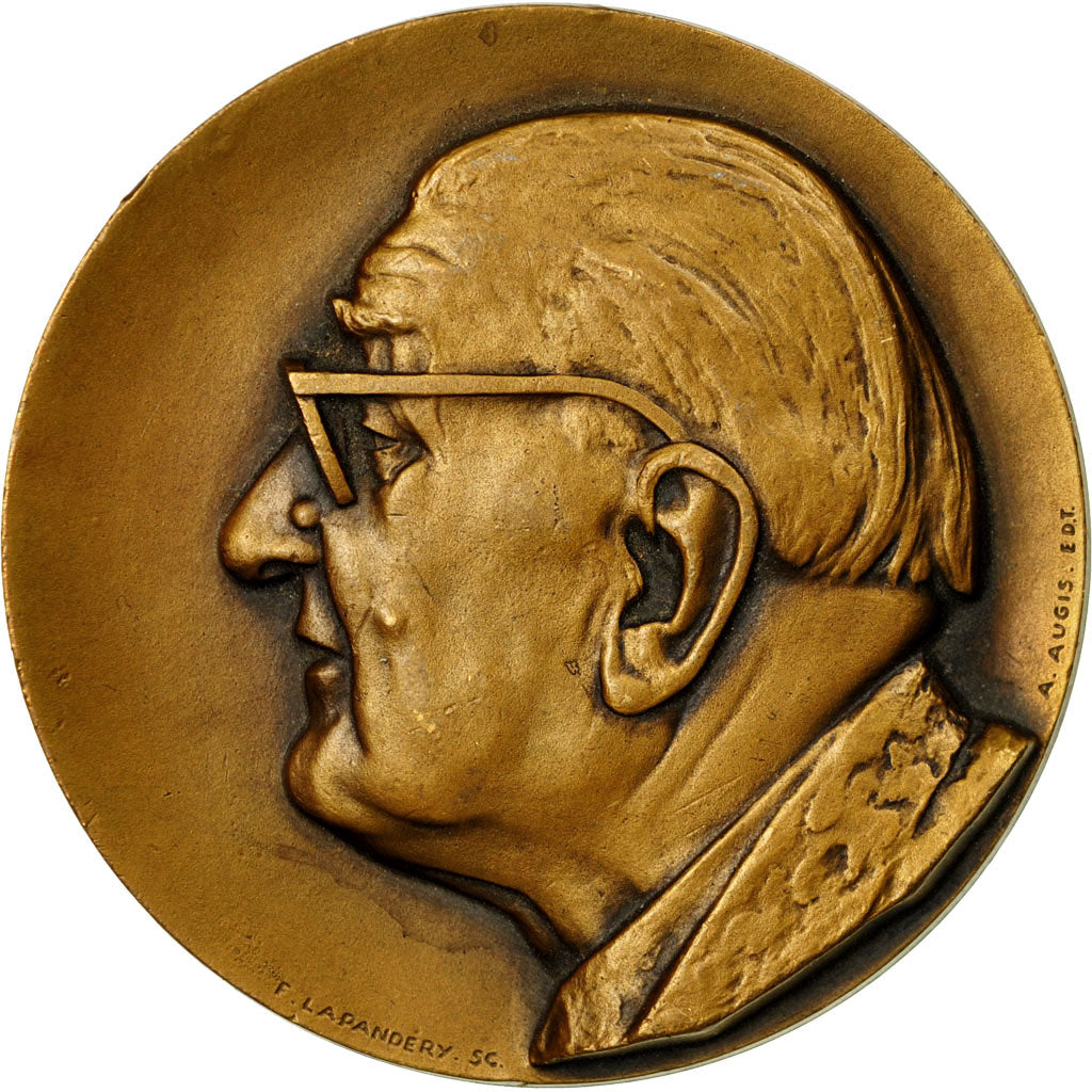 Francia, medalla, Médecine, Professeur Albert Leulier, Augis, EBC+, Bronce