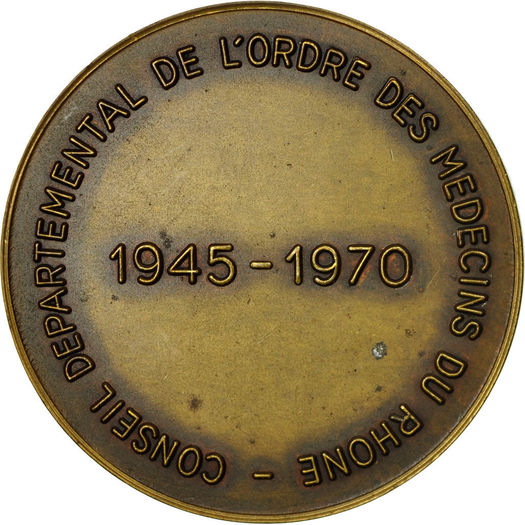 Frankrijk, Medaille, Conseil de l'Ordre des Médecins du Rhône, Marcel Milhaud