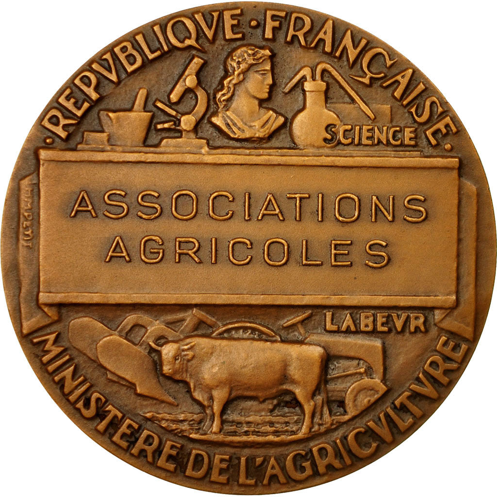 Frankrijk, Medaille, Ministère de l'Agriculture, Associations Agricoles, Petit