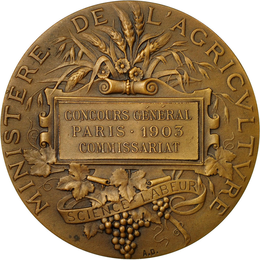 France, Médaille, Agriculture, Concours Général, Paris, Commissariat, 1903