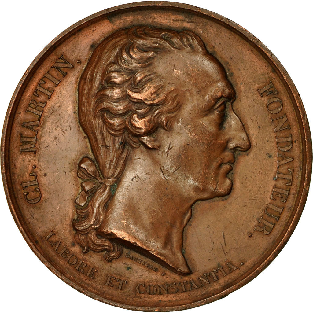 France, Medal, Deuxième République, Major Martin, Ecole de la Martinière