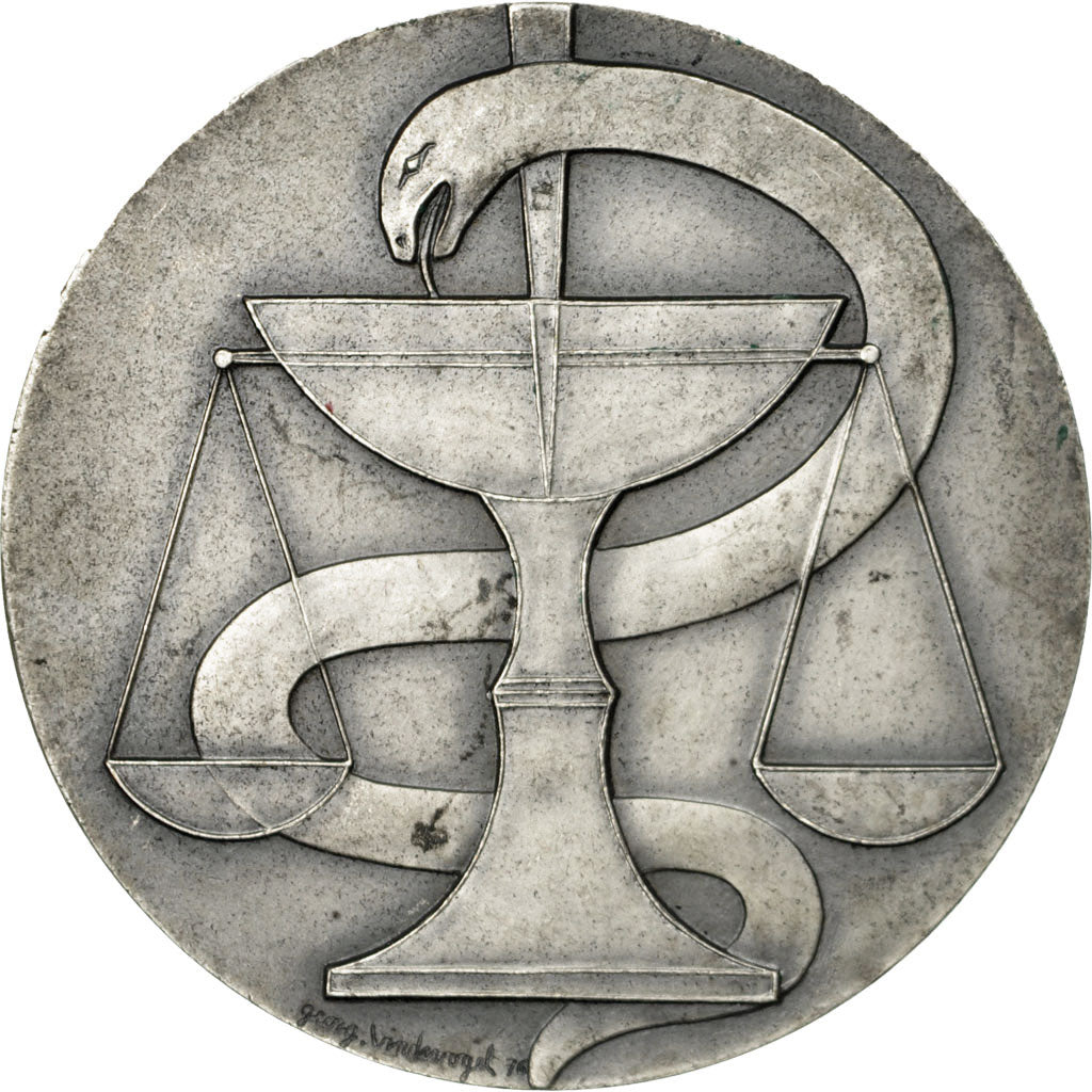 Belgium, Medal, Laboratoire Scientifique Universitaire, Gandavensis, 1976