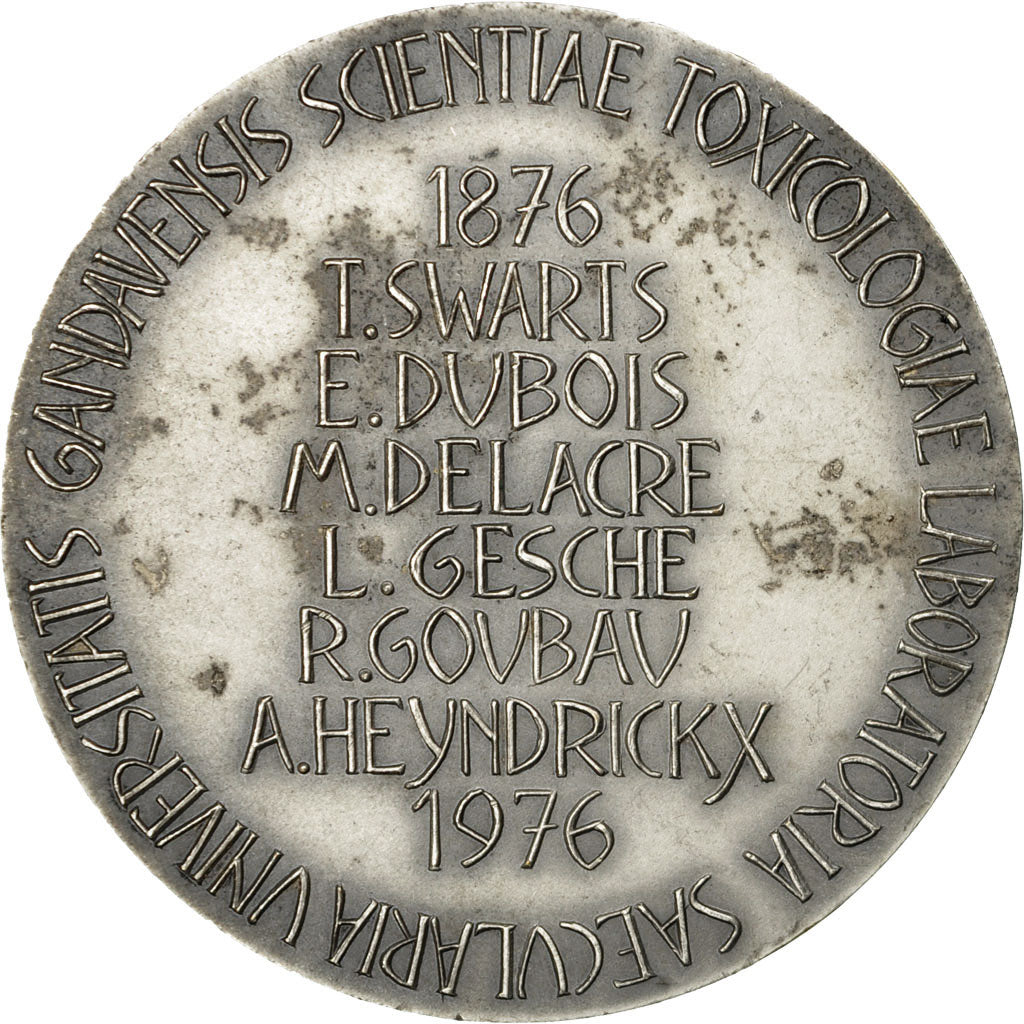 Belgium, Medal, Laboratoire Scientifique Universitaire, Gandavensis, 1976