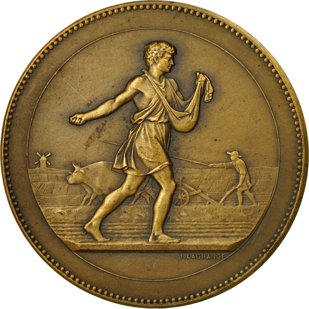 France, Medal, Agriculture, Comptoir Français de l'Azote, Lagrange, AU(55-58)