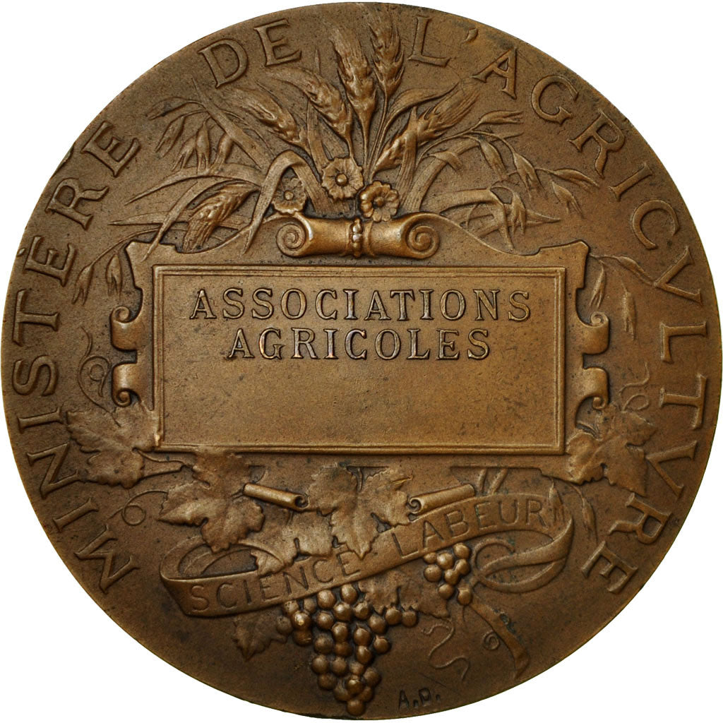 Frankreich, Medaille, Ministère de l'Agriculture, Associations Agricoles