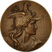 Frankrijk, Medaille, Marianne Casquée, Lyon, 1949, Aubé, PR, Bronze