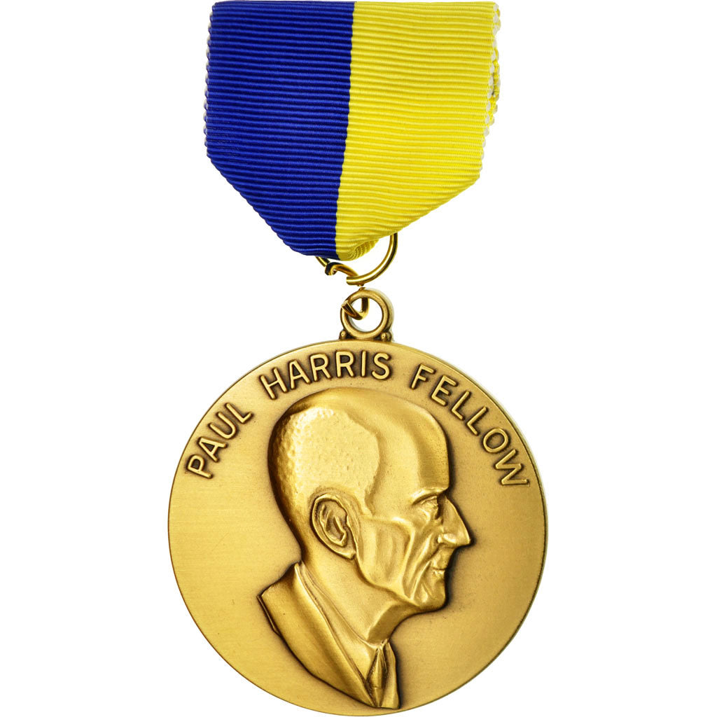 United States, Rotary International, Paul Harris Fellow, Medal, Uncirculated
