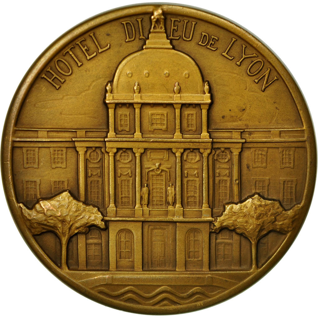 France, Médaille, Médecine, Docteur Lyonnet, Hôtel Dieu de Lyon, Albert