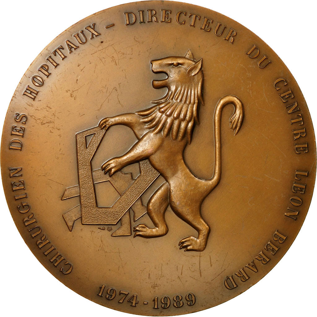France, Médaille, Médecine, Professeur Marcel Mayer, 1989, TTB+, Bronze