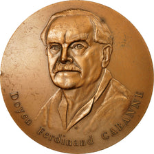 Francja, Medal, Médecine, Professeur Ferdinand Cabanne, 1983, AU(50-53), Bronze