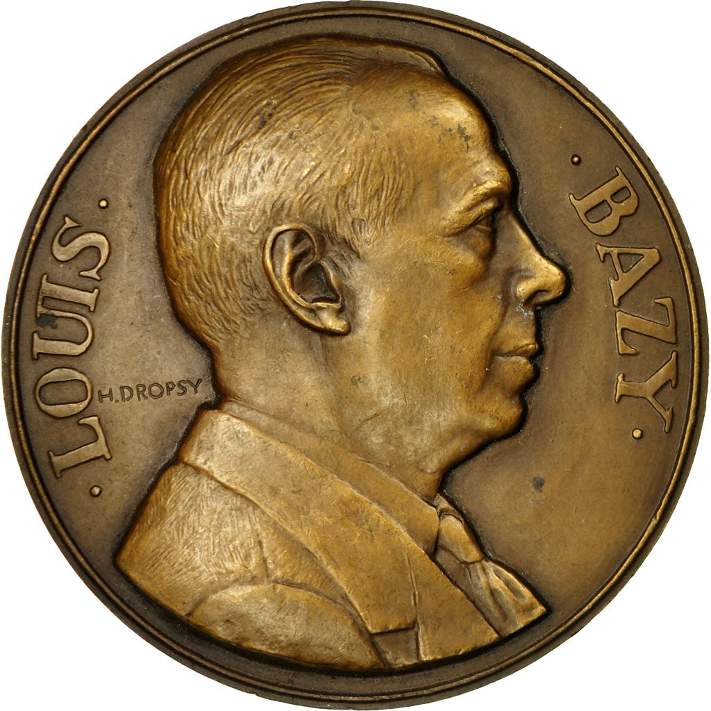 Francia, medaglia, Médecine, Docteur Louis bazy, 1946, Dropsy, SPL, Bronzo