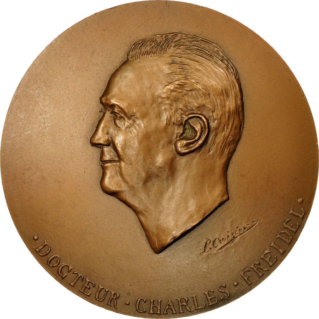 France, Médaille, Médecine, Docteur Charles Freidel, Lyon, 1972, Croizier