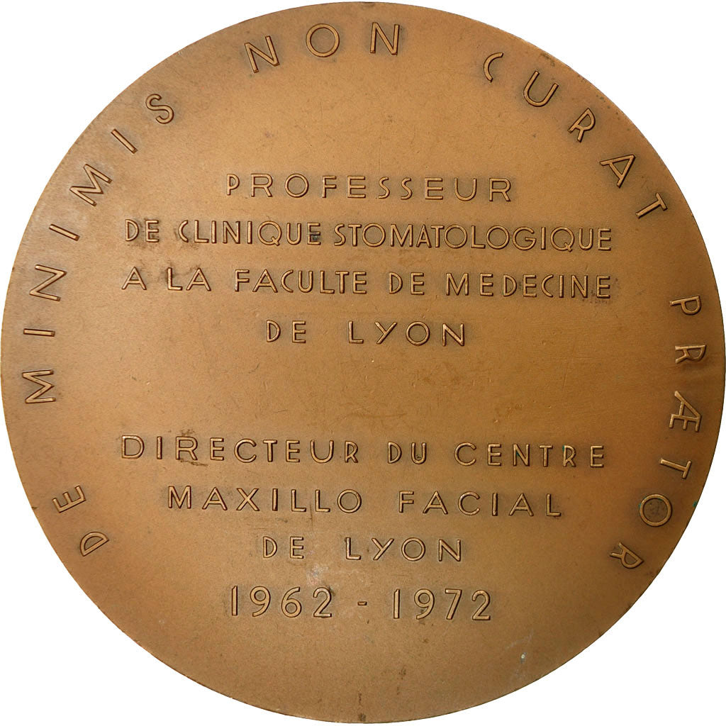 France, Médaille, Médecine, Docteur Charles Freidel, Lyon, 1972, Croizier