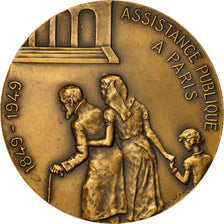 France, Medal, Centenaire de l'Assistance Publique à Paris, 1949, De Hérain