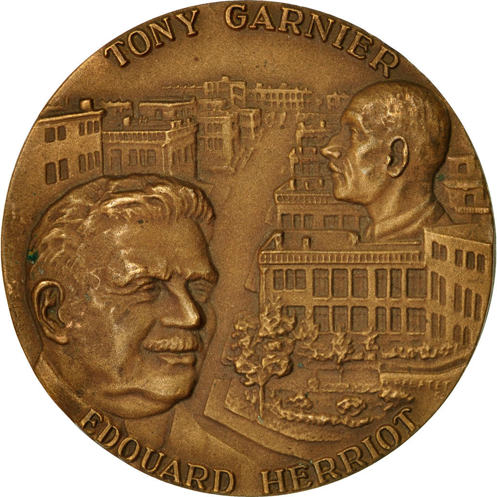 France, Medal, Médecine, Cinquantenaire Hôpital Edouard-Herriot, 1983